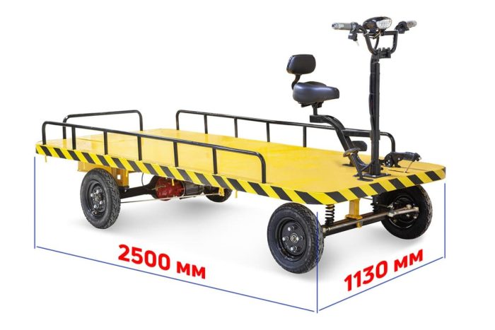 Платформенная тележка электрическая RuTrike СКЛАД 2500 — изображение 3